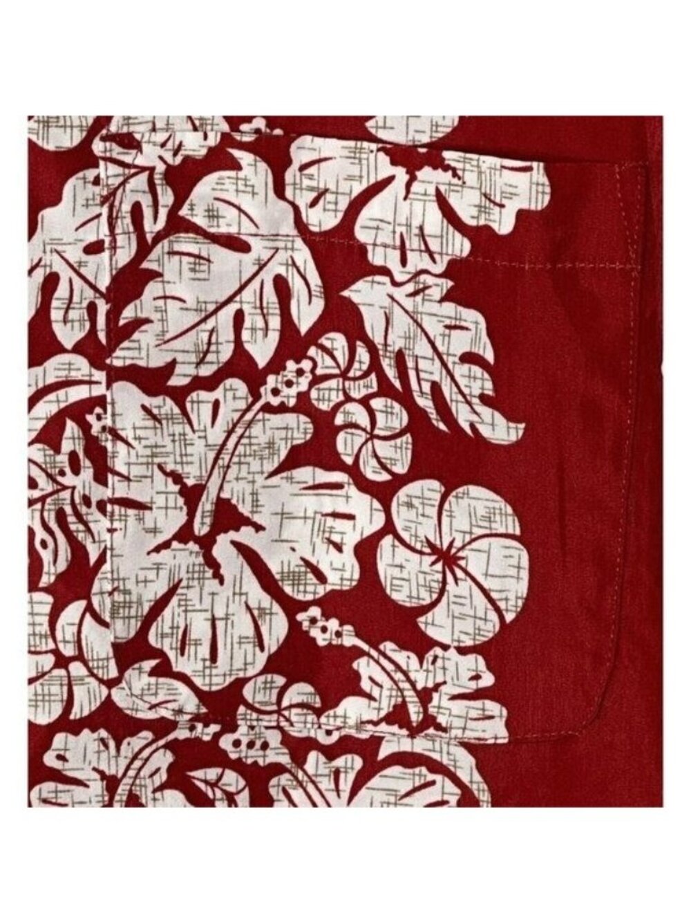 Aloha Joe Hawaiian Shirt Mens 2XL Red Tropical Floral Beach Resort Aloha Cruise - Picture 3 of 12